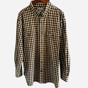 CARHARTT PLAID FLANNEL WORK SHIRT FRONT PATCH POCKETS  Outdoor Durable mens 2XL